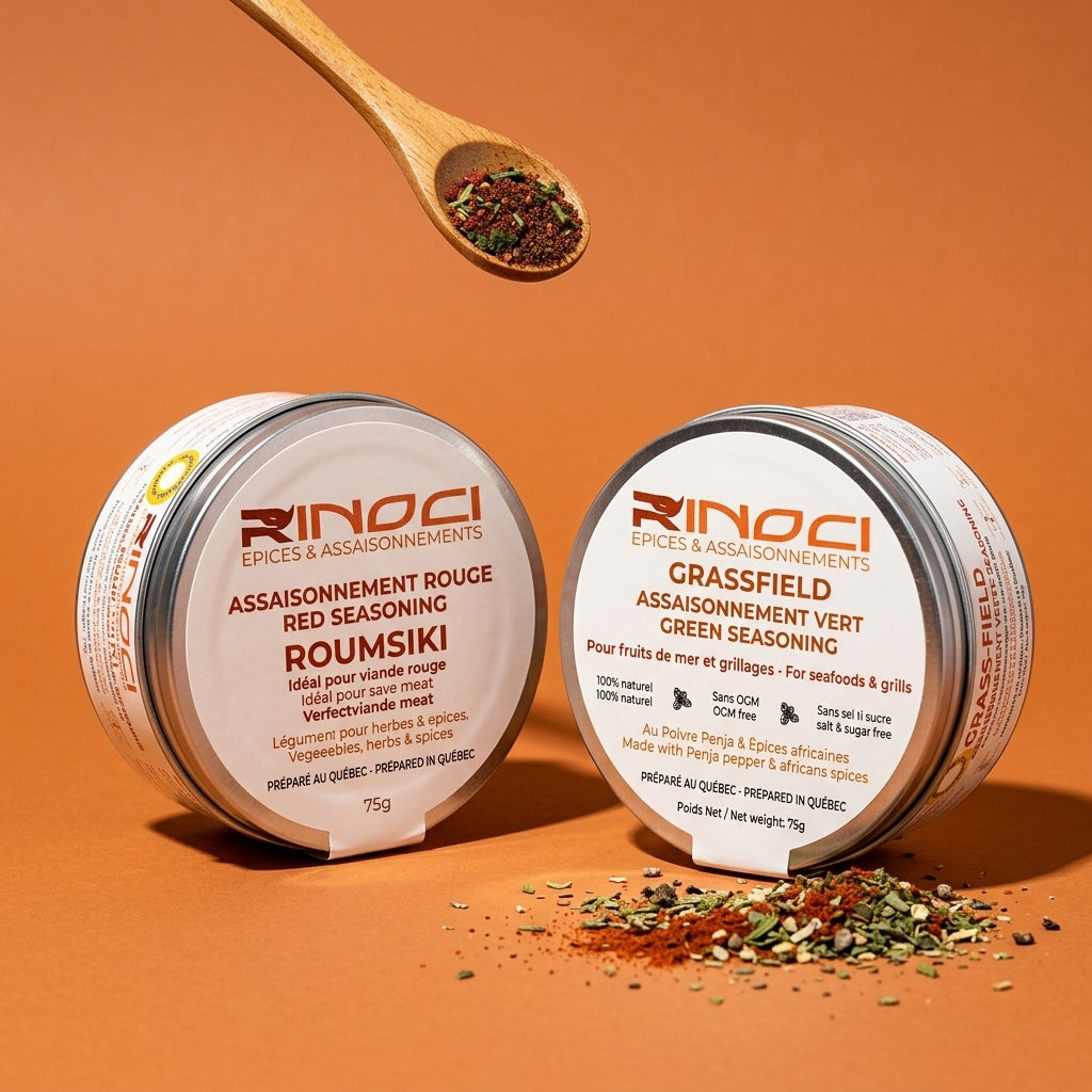 Trio d’assaisonnements africains – Grassfield, Roumsiki et Mandara